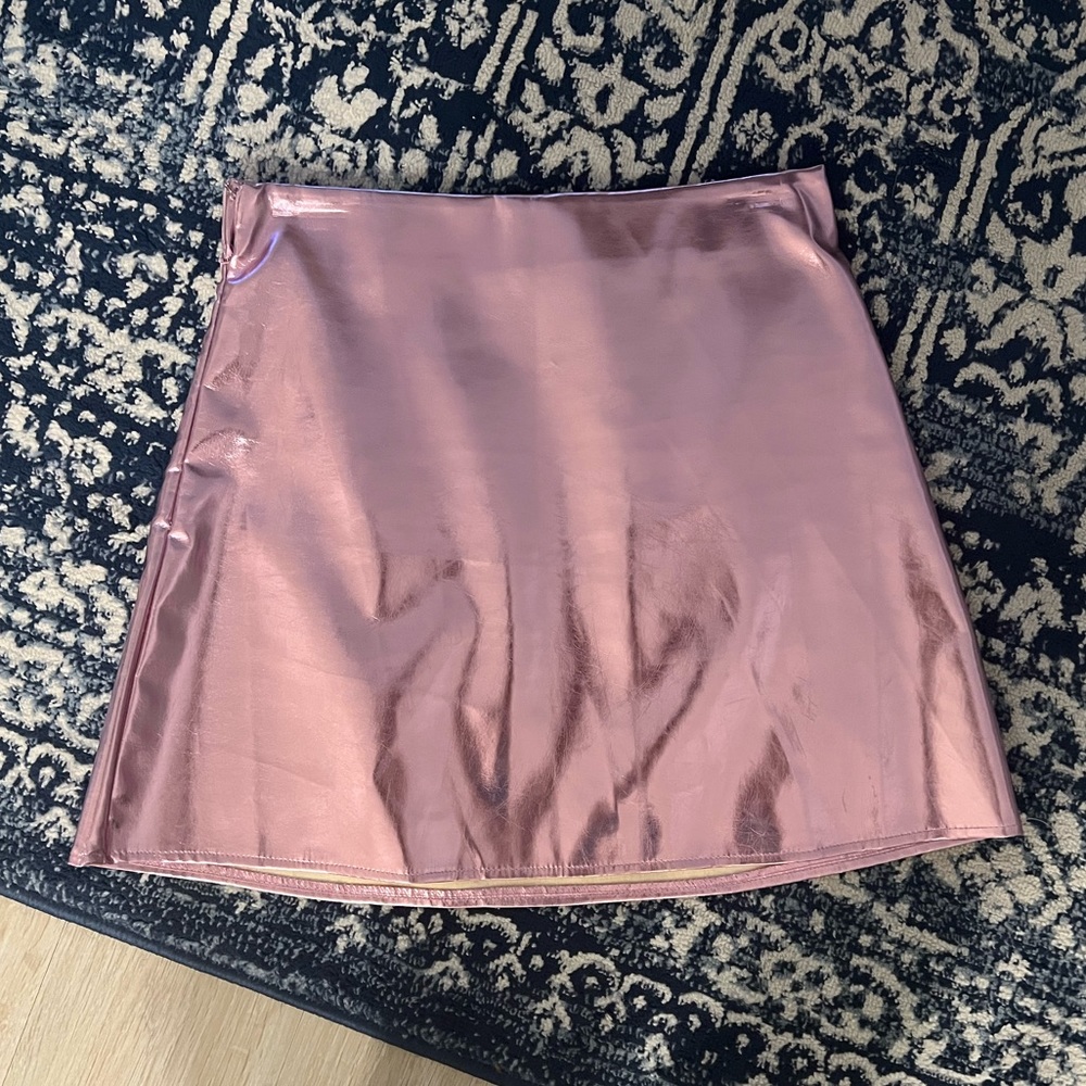 Rose Gold Metallic Skirt
